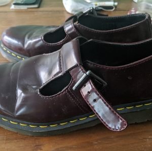 Dr Martens oxblood Mary Jane's, size 9!